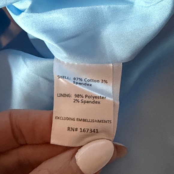 Hello Molly Soul Searching Strapless Light Blue Dress 4 new - Picture 6 of 10